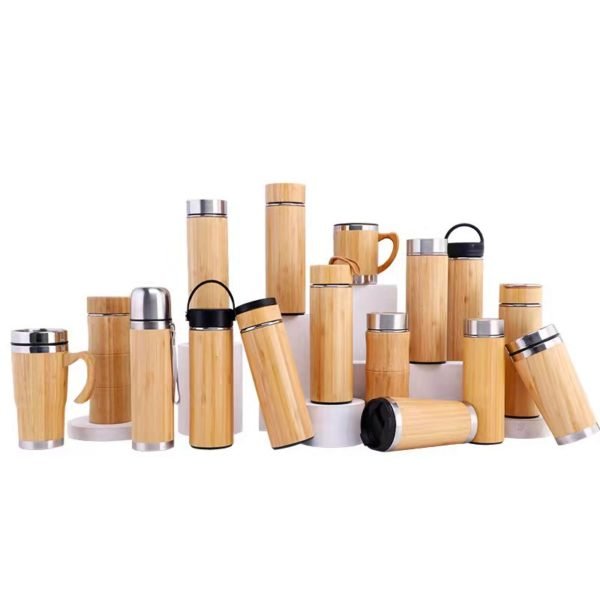 17oz Bamboo Shell Vacuum Stainless Steel Insulated Mug - Image 3