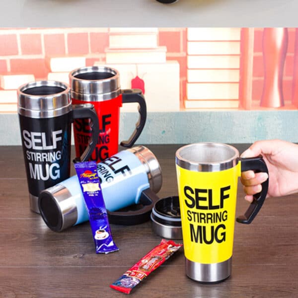 Large-Capacity 17-Ounce Automatic Stirring Coffee Mug - 图片 3