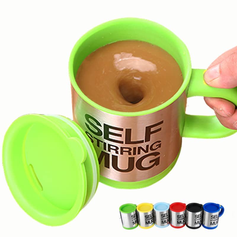 Electric Rotating Stainless Steel Mug - Image 3