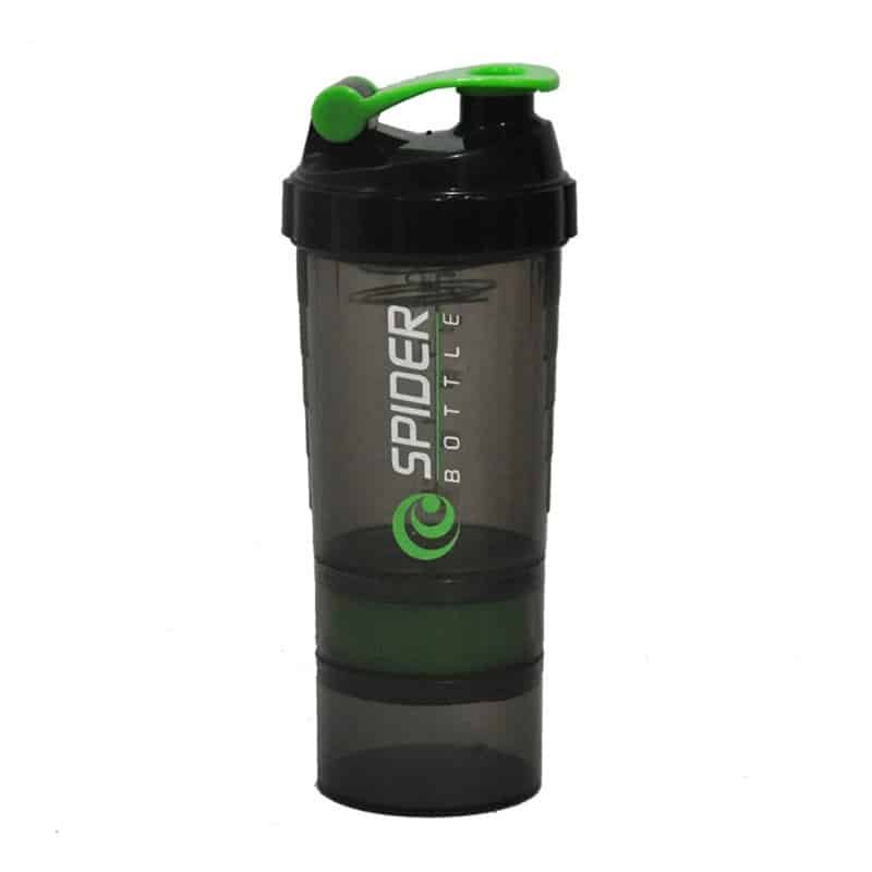 Plastic 17oz Three-layer Shaker Cup With Protein Powder Container - 图片 3