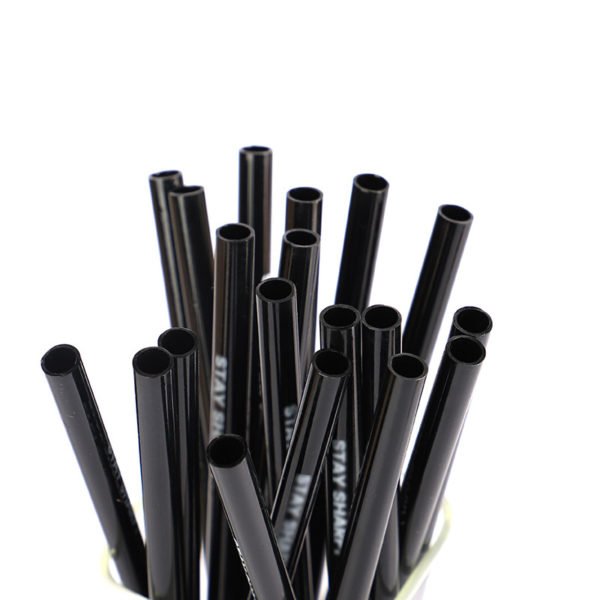Reusable Hard Plastic Drinking Straw With Logo - 图片 3
