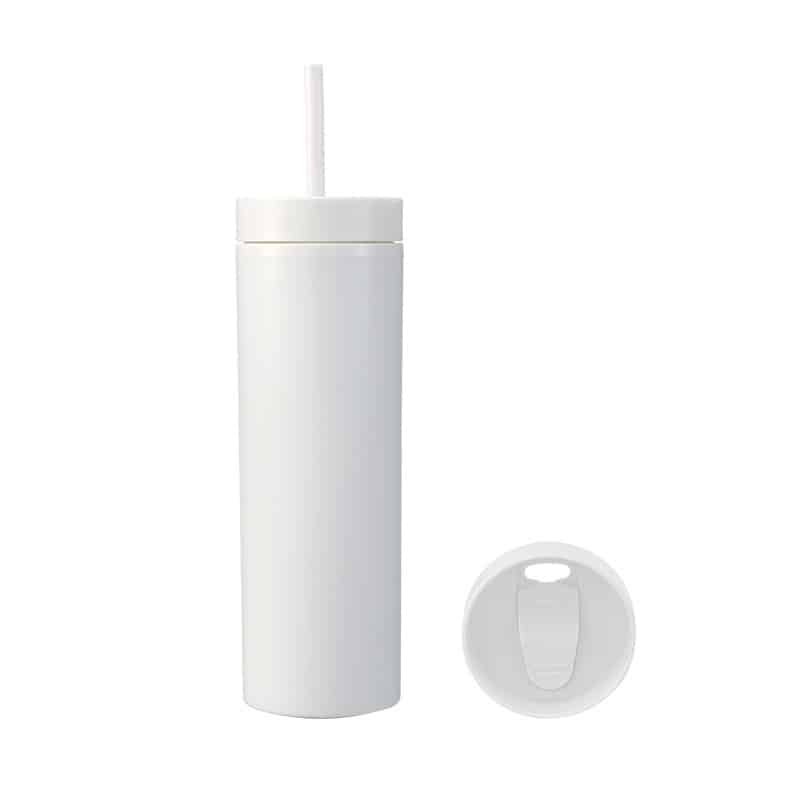 Multi Colored Double-Layer Cup With Straw 16OZ - 图片 3