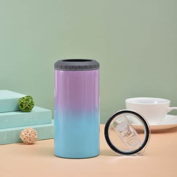 Multi Can Cooler - Tumbler & Can Cooler Combination 16OZ Solid Color - 图片 3
