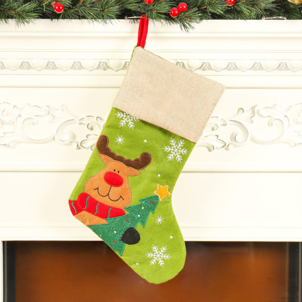Santa Claus Christmas Socks - 图片 3