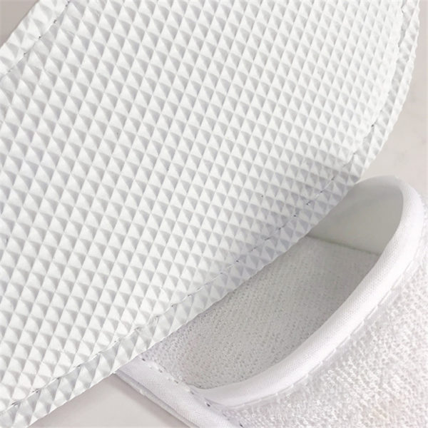 Open Toe Waffle Weave Slippers - 图片 3