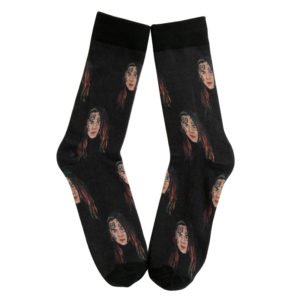 Full-Color Logo Fruit Cotton Sock - 图片 3