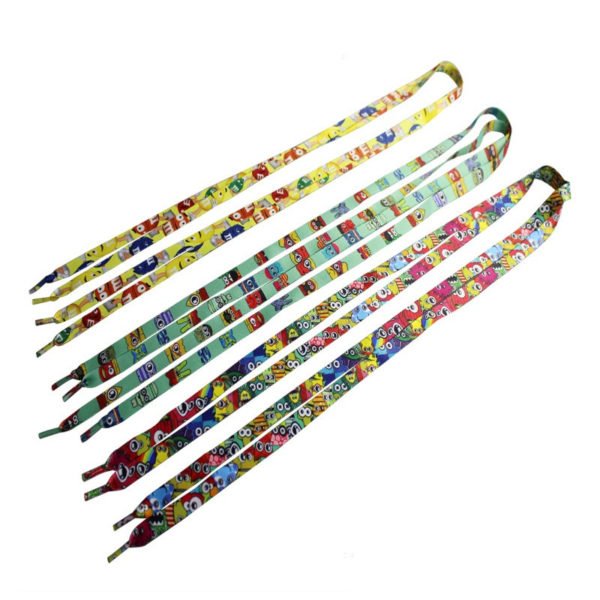 Dye-Sublimated Waffle Weave Shoelaces - 图片 3