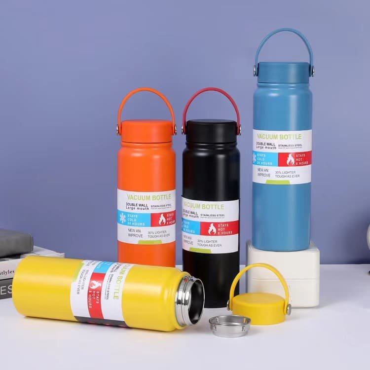Large Capacity 28oz Stainless Steel Insulated Bottle with Carry Loop - 图片 4