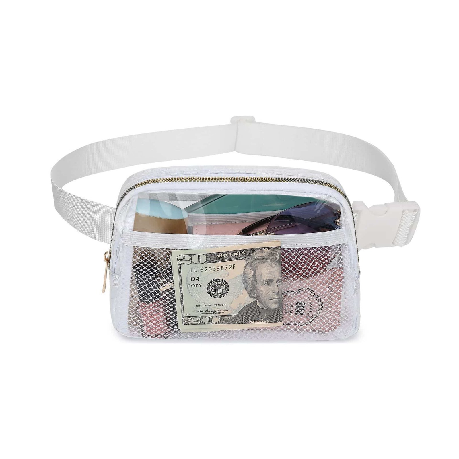 Stadium Approved Clear PVC Fanny Pack Crossbody Bags - Image 4