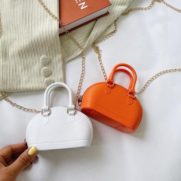 Mini Shell Pattern Handbag - Image 4