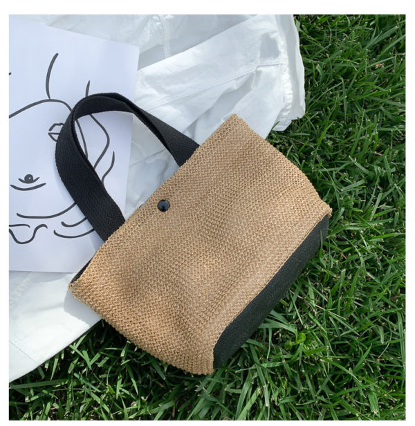 Woven leisure Resort literary Retro Handbag - 图片 4