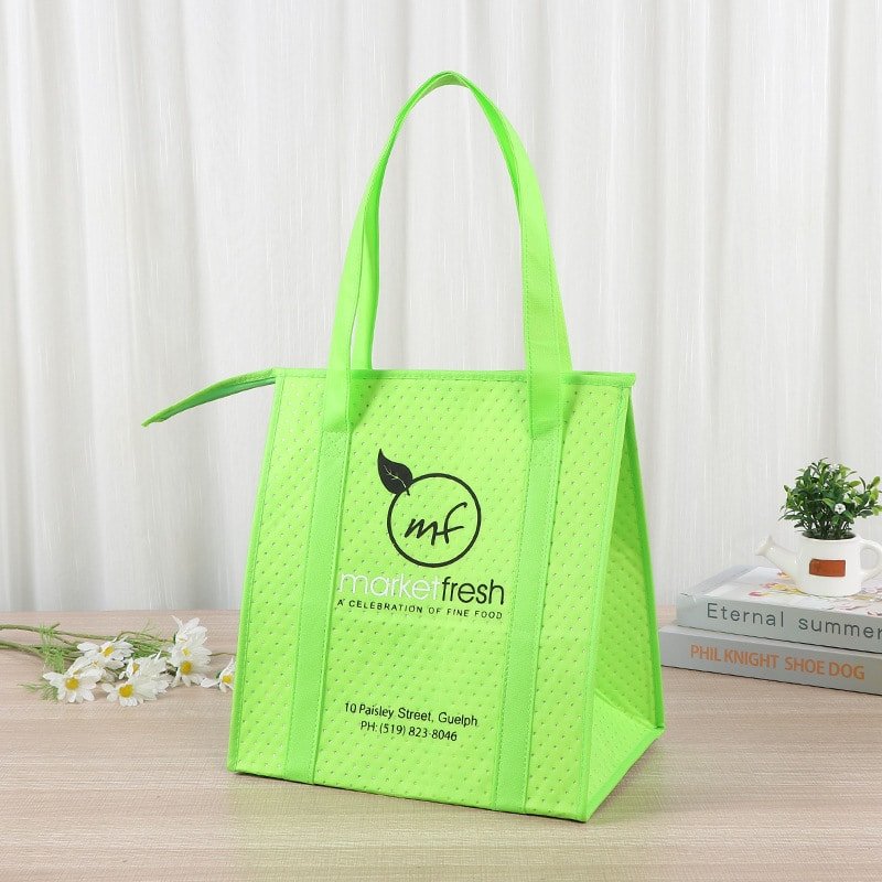 Non-woven Embossed Insulated Bag with Zipper - 图片 4