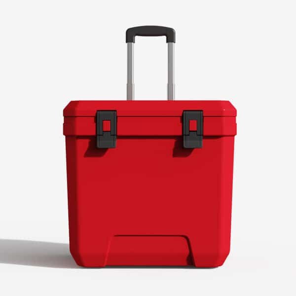 Outdoor Camping Insulated Cooler with Wheels and Telescoping Handle 24L - Image 4