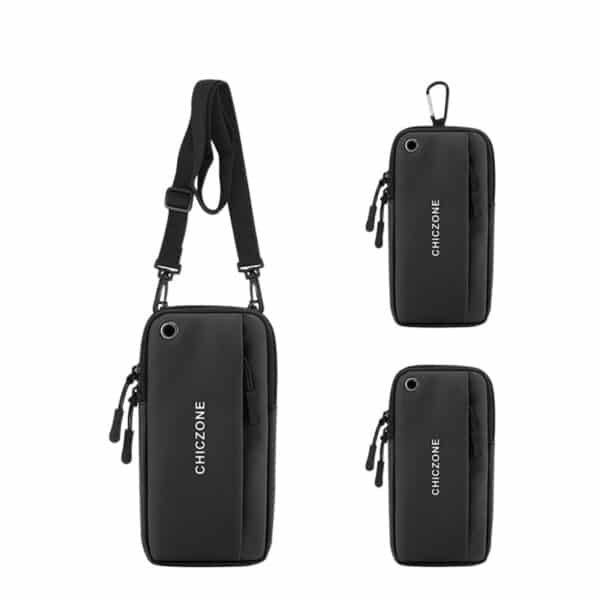 3-in-1 Neoprene Sports Armband Case for Mobile Phone Holder - Image 4