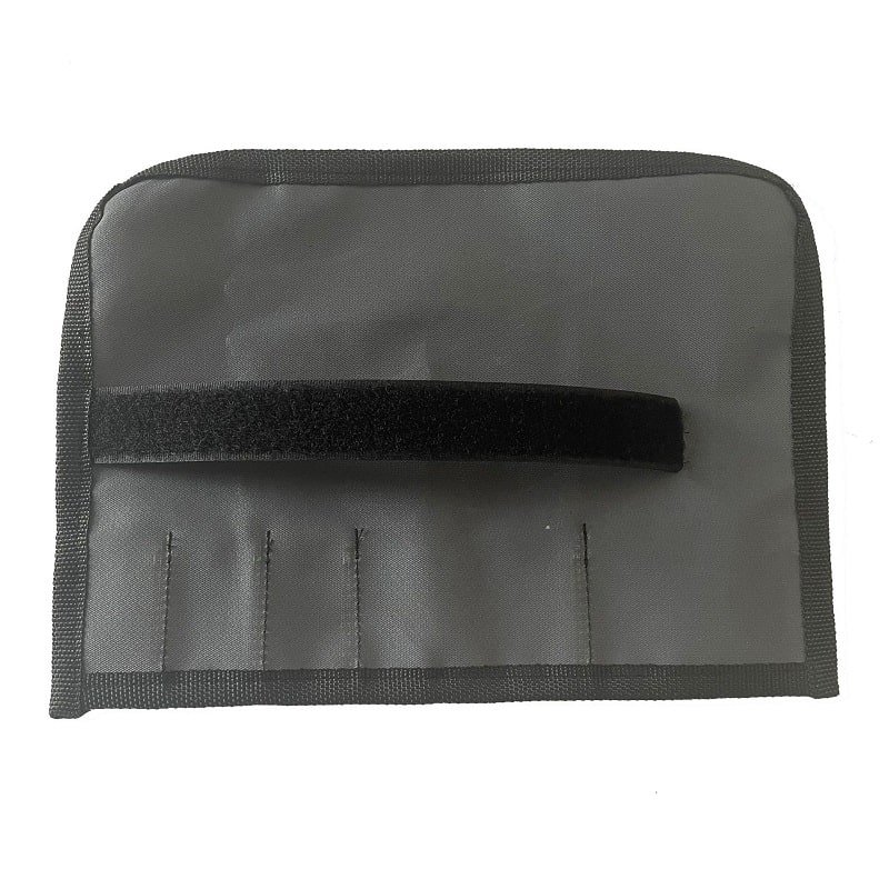 Black Roll-Up Pencil Case - 图片 4