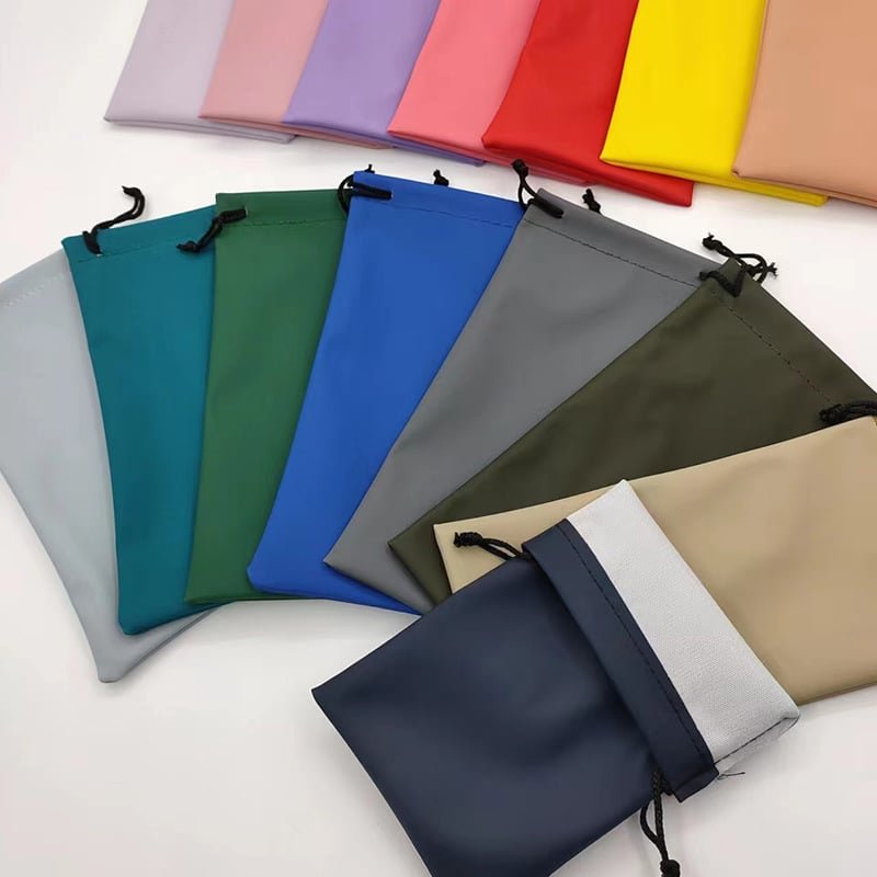 Multi-colored PU Eyeglasses Pouch With Drawstring - Image 4