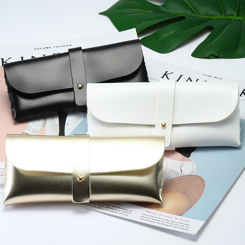 Portable PU Eyeglasses Pouch - Image 4