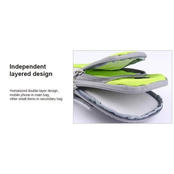 Nylon Fitness Armband w/ Custom Imprint - 图片 4