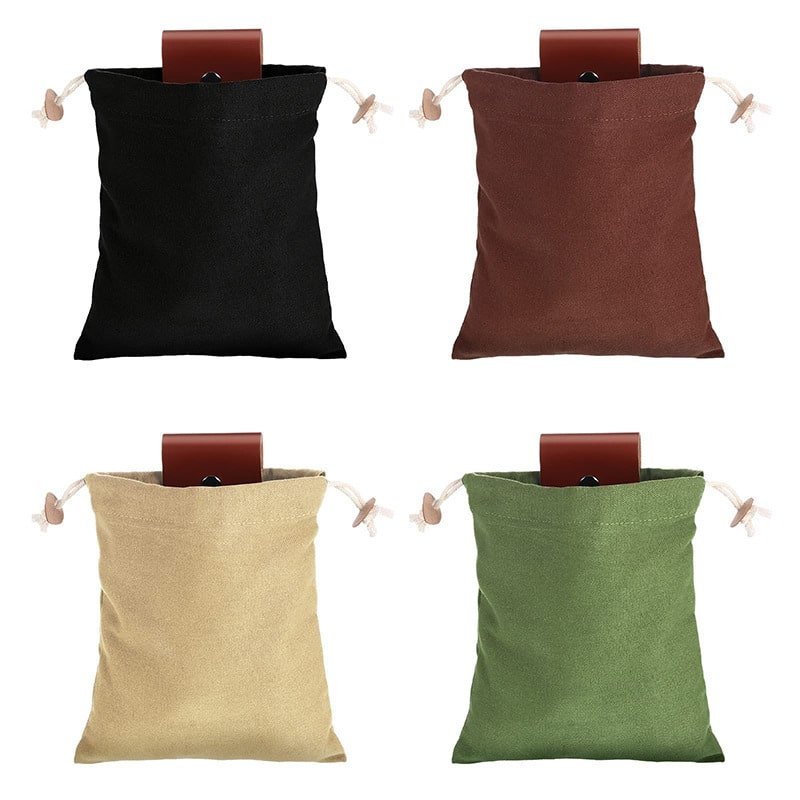 Mushroom Foraging Bag Canvas Collapsible Camping Pouch - 图片 4