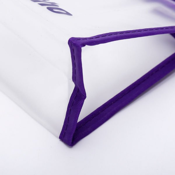 Transparent Frosted Large-capacity PVC Zipper Pen Pouch - 图片 4
