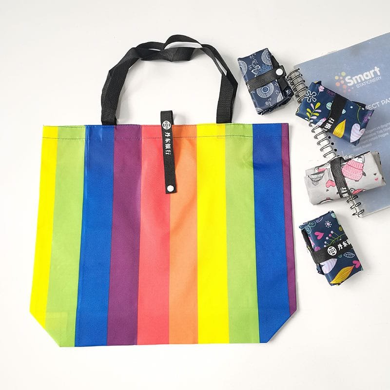 Full Color Imprint Reel Foldable Shopping Bag - Image 4