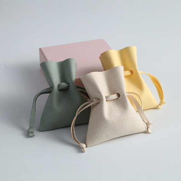 Microfibre Drawstring Velvet Bag - Image 4