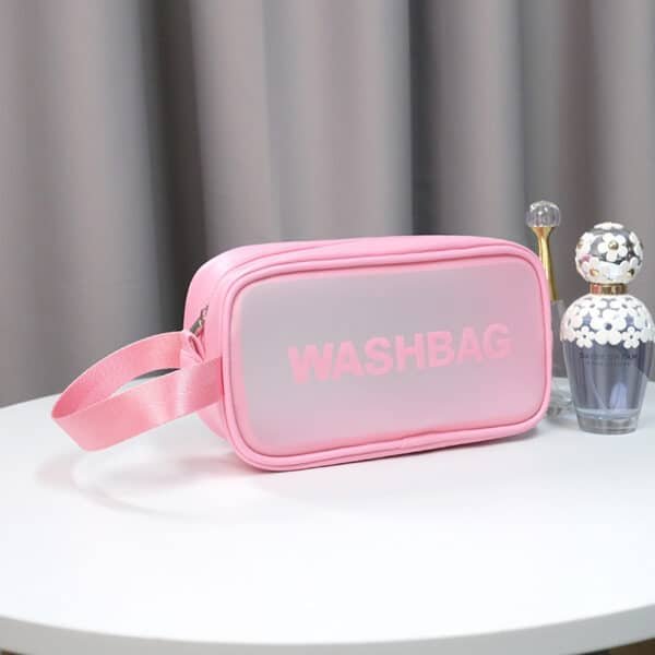 PVC Portable Frosted Makeup Bag - Image 4
