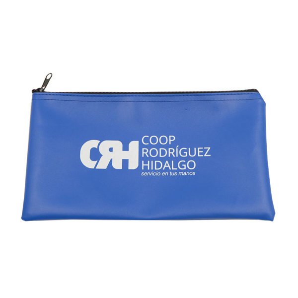 Multicolor PU Waterproof Zipper Pen Pouch Storage Bag - Image 4