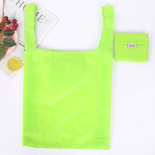 Solid Color Eco-friendly Collapsible Square Bag - Image 4