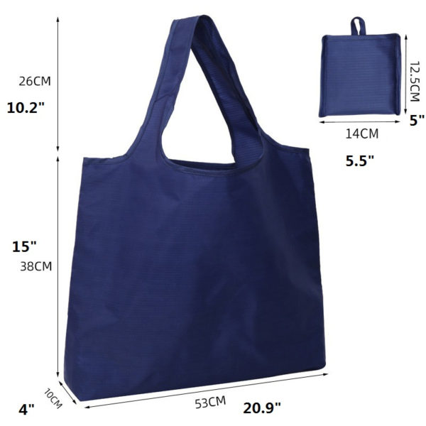 Twister Folding Tote Bag Recycled Foldaway - 图片 4