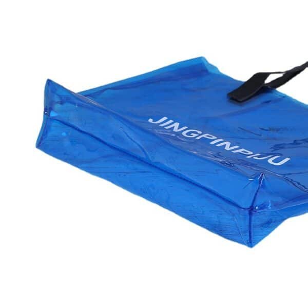 PVC Clear Tote with Leather Handle - Image 4