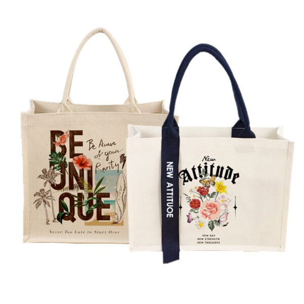 High-grade Leisure Handheld Canvas Bag - Image 4