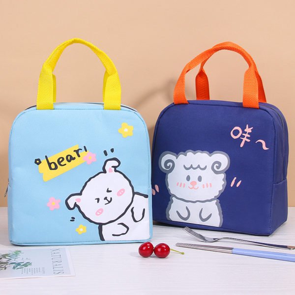 Oxford Fabric Lunch Box Insulation Bag Tote Bag - 图片 4