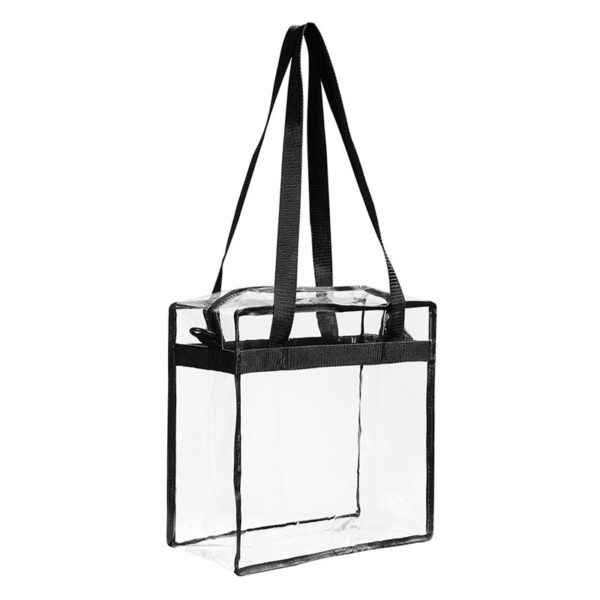 Clear PVC Tote Bag with Shoulder Strap - 图片 4