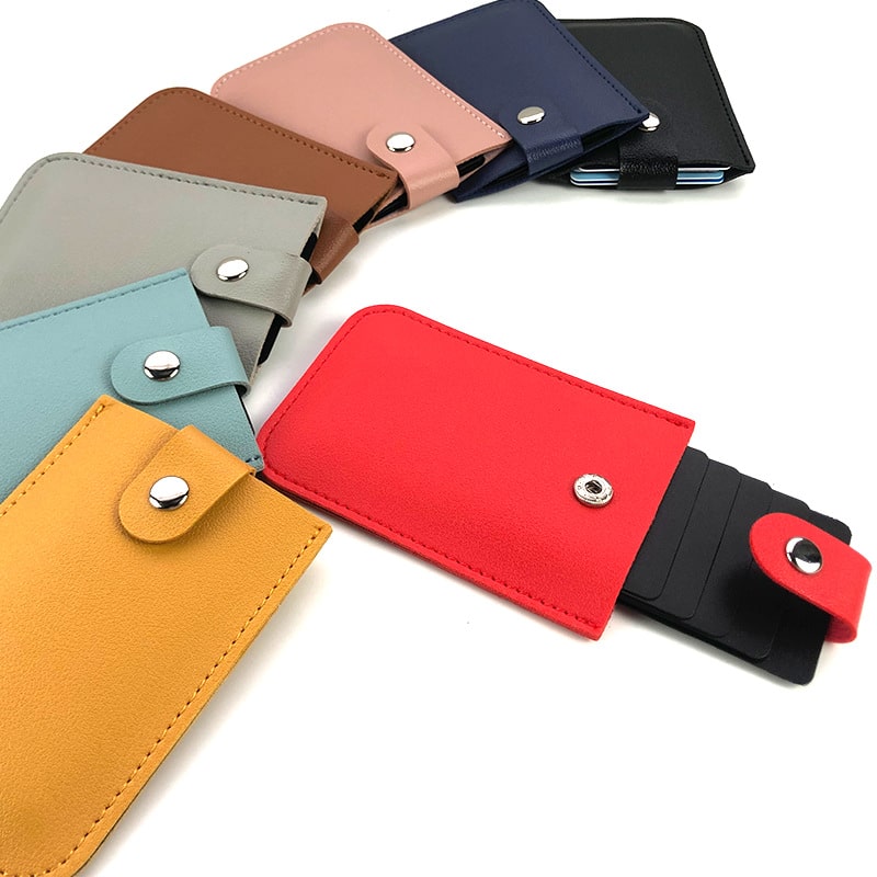 PU Folding Expandable Travel Card Holder - 图片 4