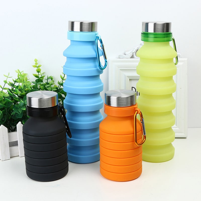 Custom 17 oz Leak Proof Twist Cap Collapsible Water Bottle - 图片 4