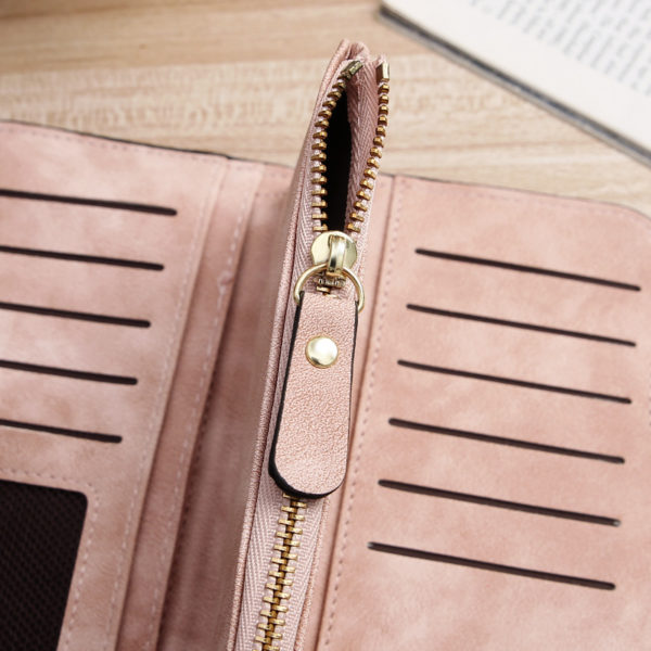 Women- Frosted PU Wallet - 图片 4