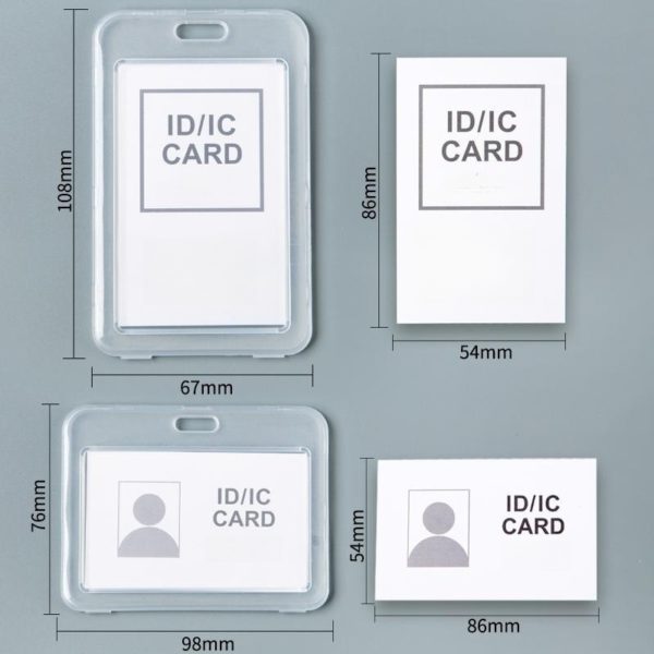 Transparent PVC Card Holder with Lanyard - 图片 4