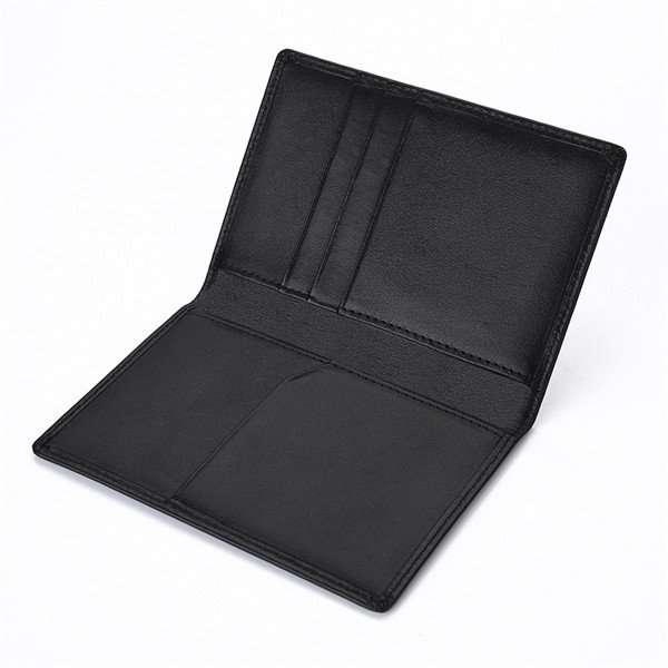 Genuine Leather Passport Wallet With Card Slots - 图片 4