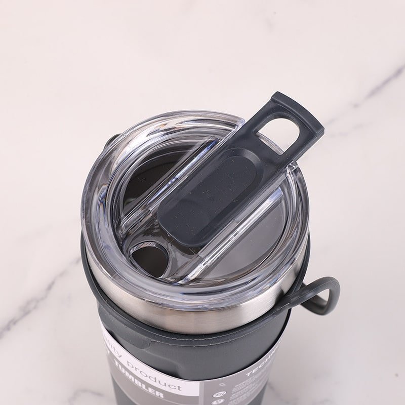 Silicone Carrying Ring Double Vacuum Insulated Bottle 24oz - 图片 4