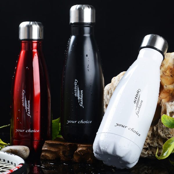 17oz Stainless Steel Insulated Small Mouth Wine Bottle - Image 4