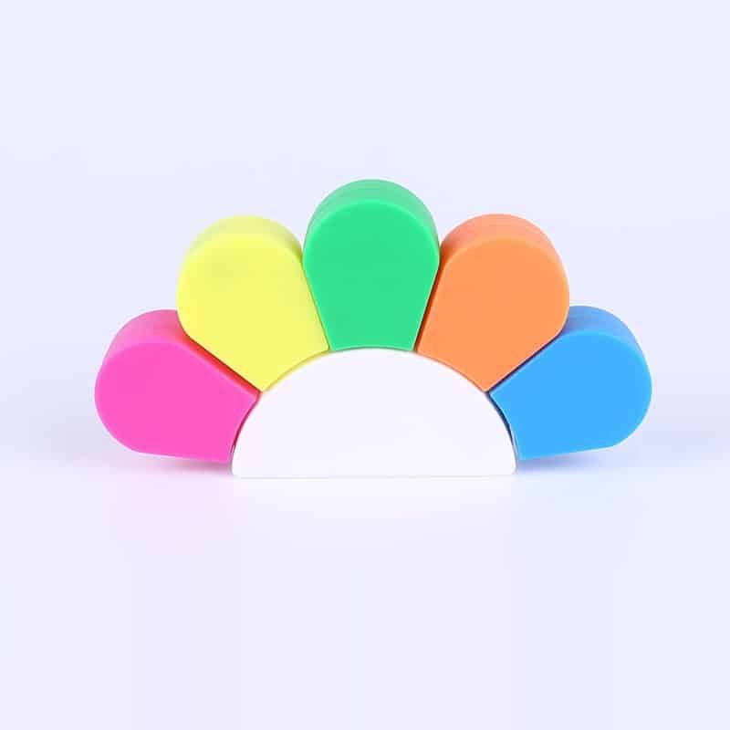 Advertising Gift Colorful Flower Highlighter - 图片 4