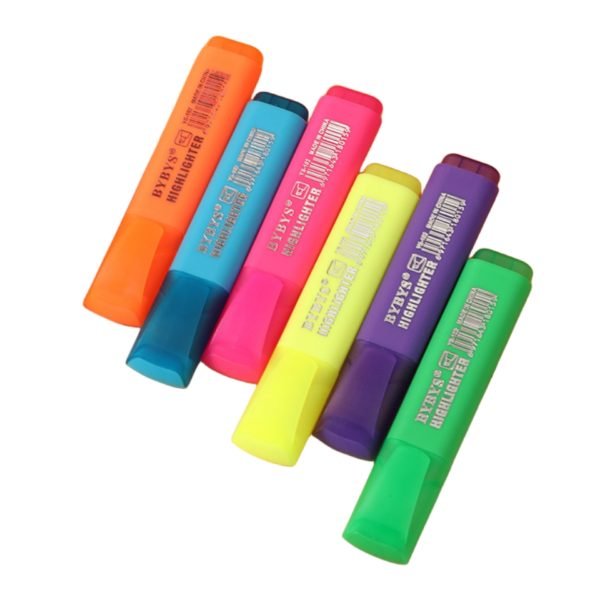 Multicolor Smooth Bright Highlighter for School and Office - 图片 4