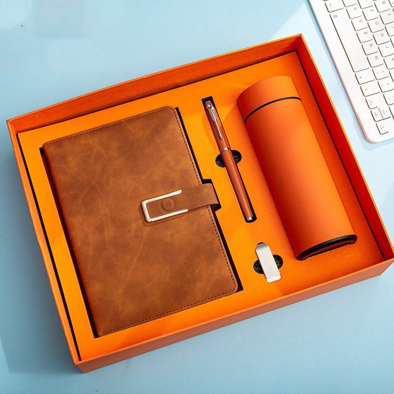 Water Bottle Set with Notebook & Pen & Umbrella - 图片 4