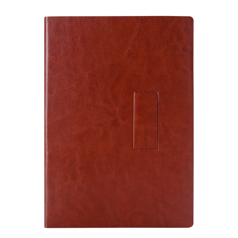 A5 Soft Cover Notebook with Pen Slot - 图片 4