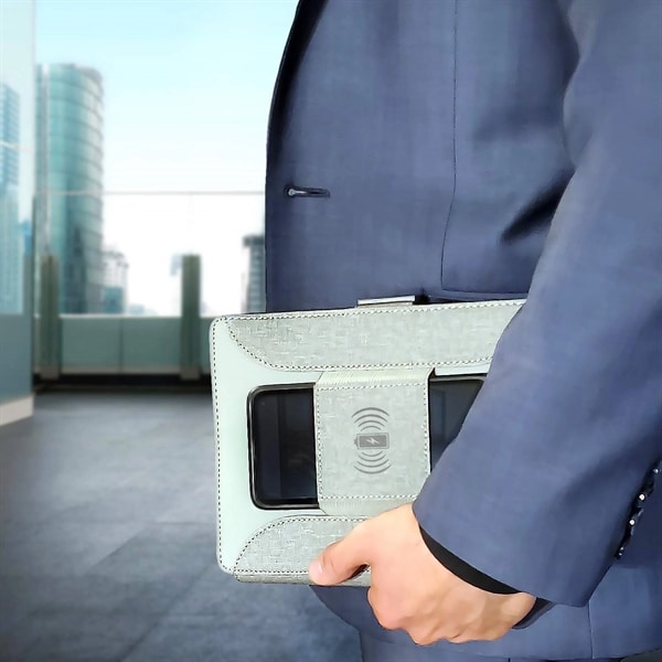 Qi Wireless Charger PU Notebook - 图片 4