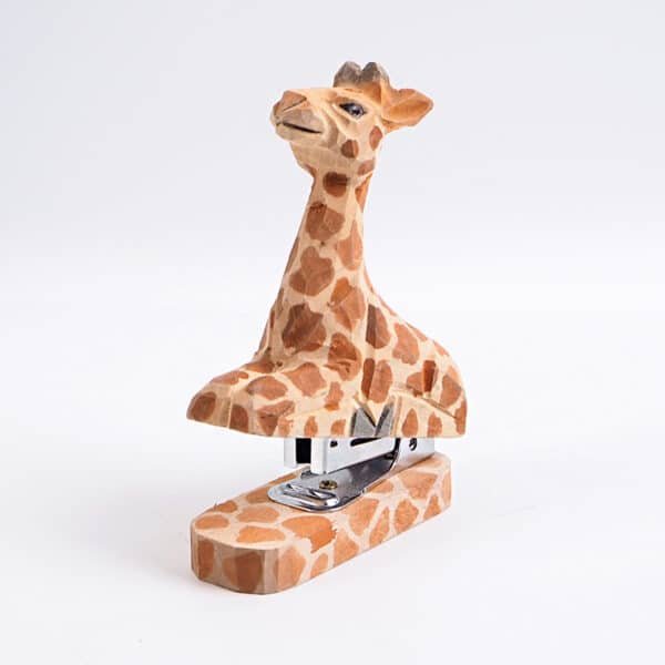 Hand-Carved Wooden Goose Stapler - Image 4