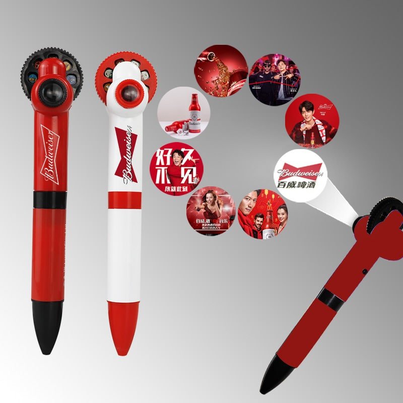 Promotional Rotary 8 Figure Projection Pen - Image 4