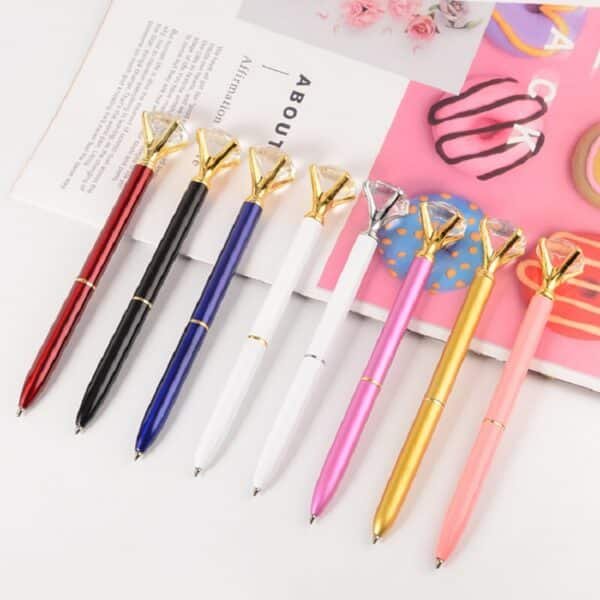Mental Diamond Laserable Pens for for Wedding - 图片 4