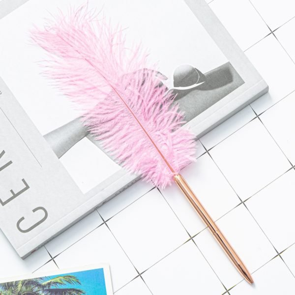 Metal Feather Ballpoint Pen With Custom Logo - Image 4